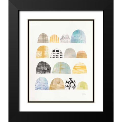 Mod Neutrals IV Black Modern Wood Framed Art Print with Double Matting by Averinos, Melissa