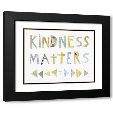 Sweet Sentiments II Black Modern Wood Framed Art Print with Double Matting by Averinos, Melissa
