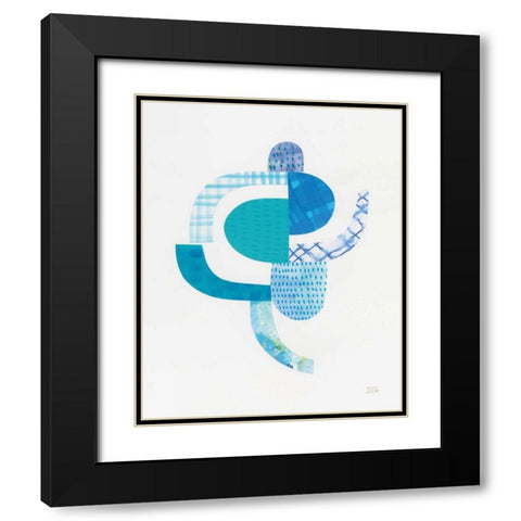 Fragments I Black Modern Wood Framed Art Print with Double Matting by Averinos, Melissa