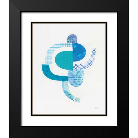 Fragments I Black Modern Wood Framed Art Print with Double Matting by Averinos, Melissa
