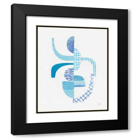 Fragments II Black Modern Wood Framed Art Print with Double Matting by Averinos, Melissa