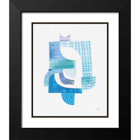 Fragments III Black Modern Wood Framed Art Print with Double Matting by Averinos, Melissa
