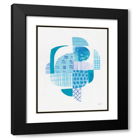 Fragments IV Black Modern Wood Framed Art Print with Double Matting by Averinos, Melissa