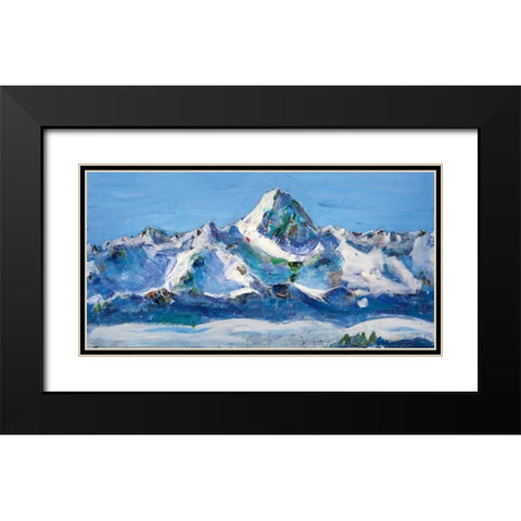 No Limits Black Modern Wood Framed Art Print with Double Matting by Day, Kellie