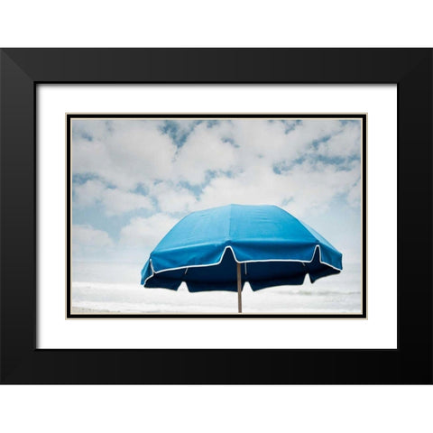 Beach Bliss II Black Modern Wood Framed Art Print with Double Matting by Urquhart, Elizabeth