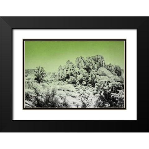 Ombre Adventure V Black Modern Wood Framed Art Print with Double Matting by Urquhart, Elizabeth