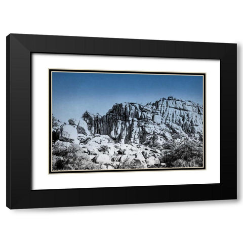 Ombre Adventure VI Black Modern Wood Framed Art Print with Double Matting by Urquhart, Elizabeth