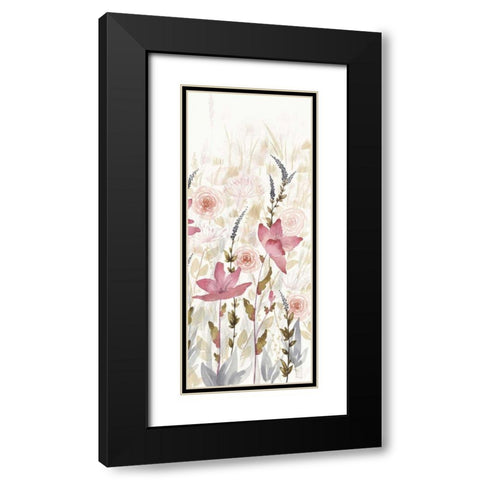 Watercolor Garden III Light Black Modern Wood Framed Art Print with Double Matting by DeNeige, Elyse