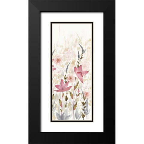 Watercolor Garden III Light Black Modern Wood Framed Art Print with Double Matting by DeNeige, Elyse