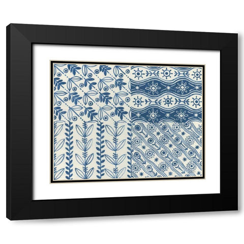 Windjammer IV Black Modern Wood Framed Art Print with Double Matting by Lovell, Kathrine