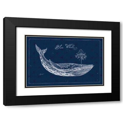 Underwater Life IX Black Modern Wood Framed Art Print with Double Matting by Brissonnet, Daphne