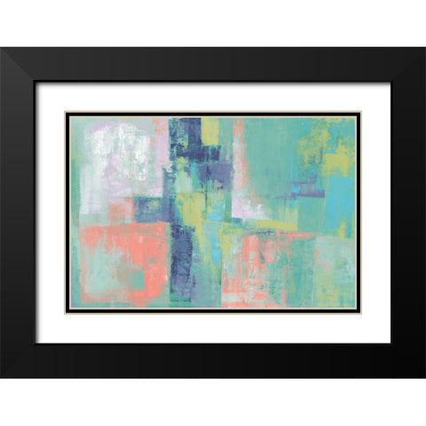 Peninsula Bright Black Modern Wood Framed Art Print with Double Matting by Vassileva, Silvia