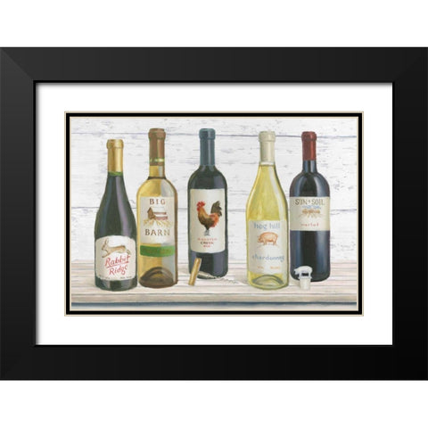 Vintners Recess I Black Modern Wood Framed Art Print with Double Matting by Adams, Emily