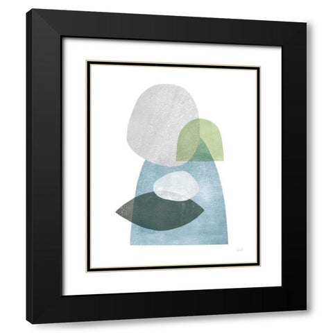 Whispers III Black Modern Wood Framed Art Print with Double Matting by Hershey, Moira