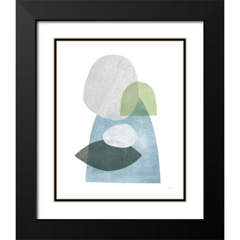 Whispers III Black Modern Wood Framed Art Print with Double Matting by Hershey, Moira
