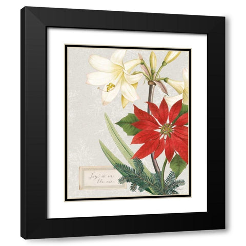 Joyful Tidings II Black Modern Wood Framed Art Print with Double Matting by Schlabach, Sue