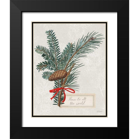 Joyful Tidings IV Black Modern Wood Framed Art Print with Double Matting by Schlabach, Sue