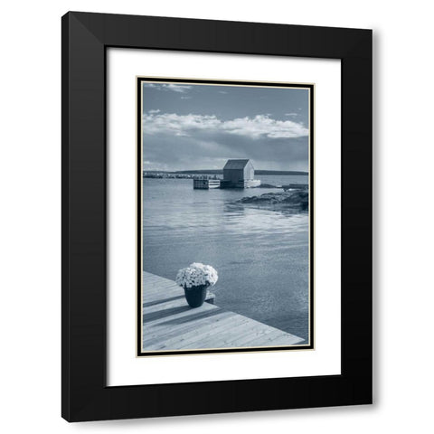 By the Sea III no Border Black Modern Wood Framed Art Print with Double Matting by Audit, Lisa