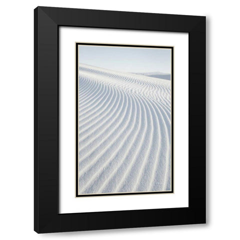 White Sands I no Border Black Modern Wood Framed Art Print with Double Matting by Audit, Lisa