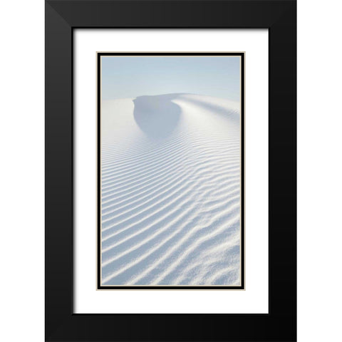 White Sands II no Border Black Modern Wood Framed Art Print with Double Matting by Audit, Lisa