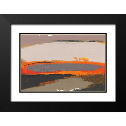 Ceide Study I Black Modern Wood Framed Art Print with Double Matting by Dowling, Grainne