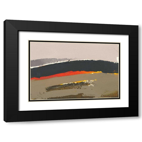 Ceide Study III Black Modern Wood Framed Art Print with Double Matting by Dowling, Grainne