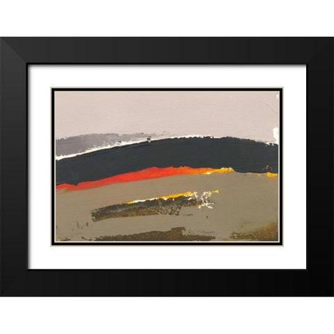 Ceide Study III Black Modern Wood Framed Art Print with Double Matting by Dowling, Grainne