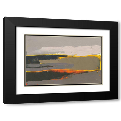 Ceide Study IV Black Modern Wood Framed Art Print with Double Matting by Dowling, Grainne