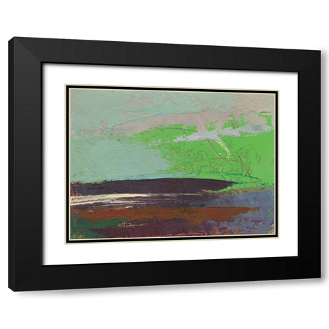 Ceide Study XIII Black Modern Wood Framed Art Print with Double Matting by Dowling, Grainne