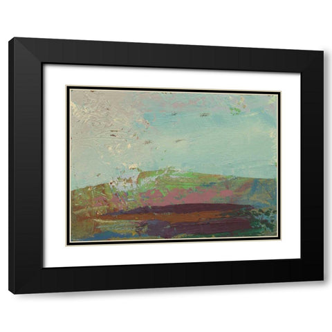 Ceide Study XV Black Modern Wood Framed Art Print with Double Matting by Dowling, Grainne