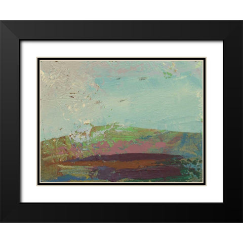 Ceide Study XV Black Modern Wood Framed Art Print with Double Matting by Dowling, Grainne