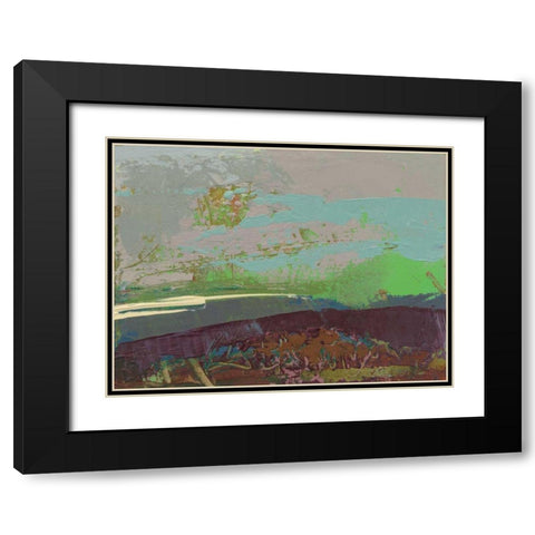 Ceide Study XVI Black Modern Wood Framed Art Print with Double Matting by Dowling, Grainne