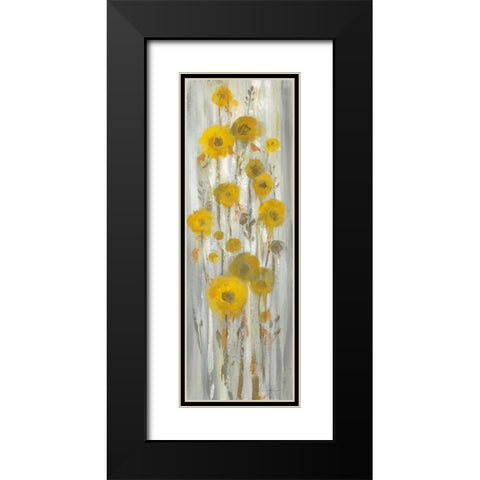 Roadside Flowers I Black Modern Wood Framed Art Print with Double Matting by Vassileva, Silvia