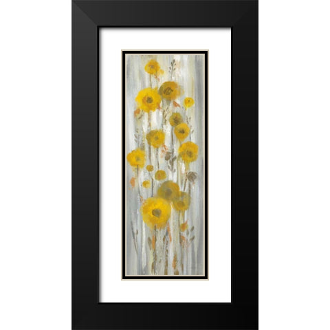 Roadside Flowers I Crop Black Modern Wood Framed Art Print with Double Matting by Vassileva, Silvia
