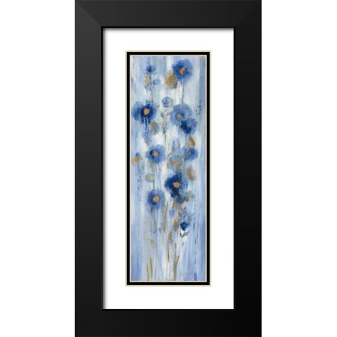 Seaside Flowers I Black Modern Wood Framed Art Print with Double Matting by Vassileva, Silvia