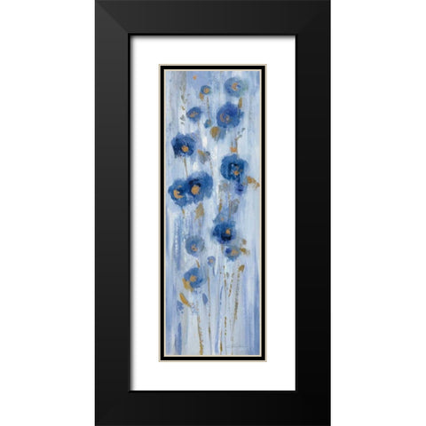 Seaside Flowers II Black Modern Wood Framed Art Print with Double Matting by Vassileva, Silvia