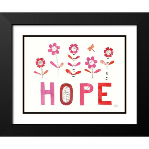 Love Words I Black Modern Wood Framed Art Print with Double Matting by Averinos, Melissa