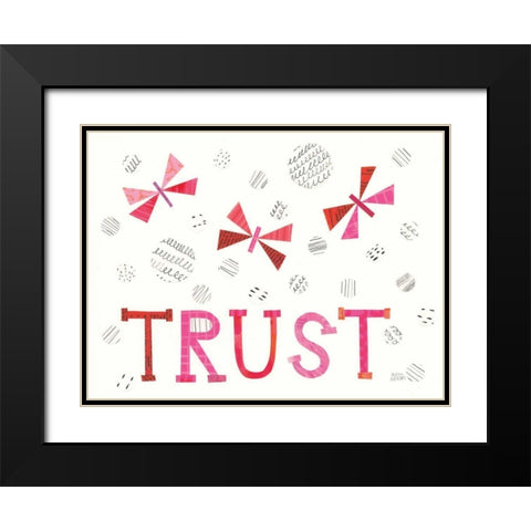 Love Words IV Black Modern Wood Framed Art Print with Double Matting by Averinos, Melissa