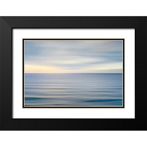 On the Horizon II no Border Black Modern Wood Framed Art Print with Double Matting by Audit, Lisa