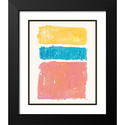 Vacation II Black Modern Wood Framed Art Print with Double Matting by Adams, Sarah