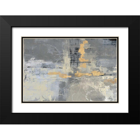 Missing You Crop Black Modern Wood Framed Art Print with Double Matting by Vassileva, Silvia