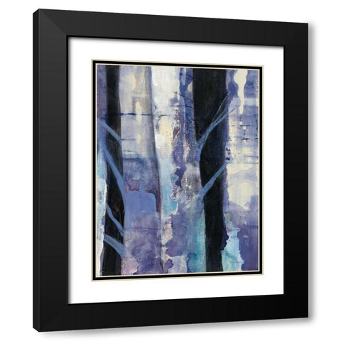 Deep Woods I Black Modern Wood Framed Art Print with Double Matting by Hristova, Albena
