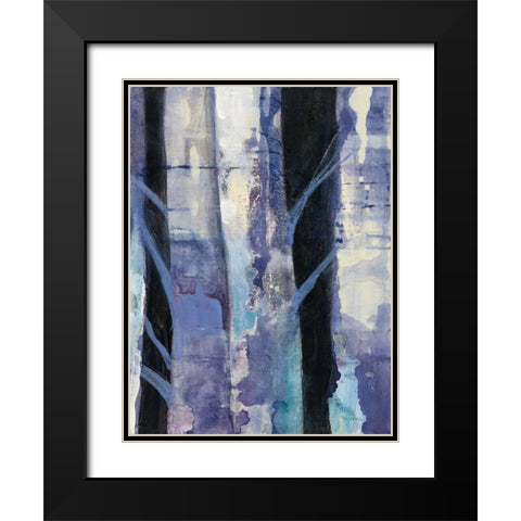 Deep Woods I Black Modern Wood Framed Art Print with Double Matting by Hristova, Albena