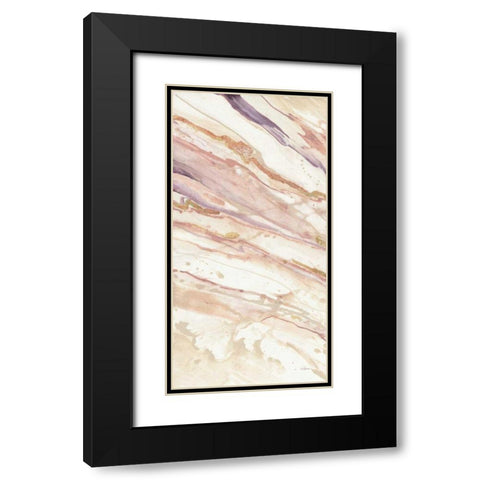 Copper Dreams II Black Modern Wood Framed Art Print with Double Matting by Hristova, Albena