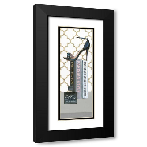 Forever Fashion VI Panel Black Modern Wood Framed Art Print with Double Matting by Fabiano, Marco