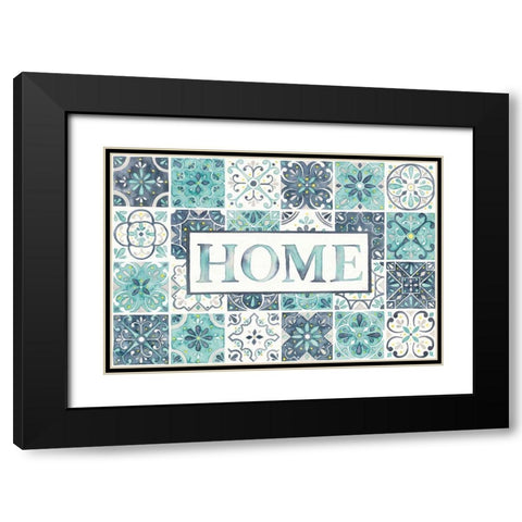 Garden Getaway Home Black Modern Wood Framed Art Print with Double Matting by Marshall, Laura