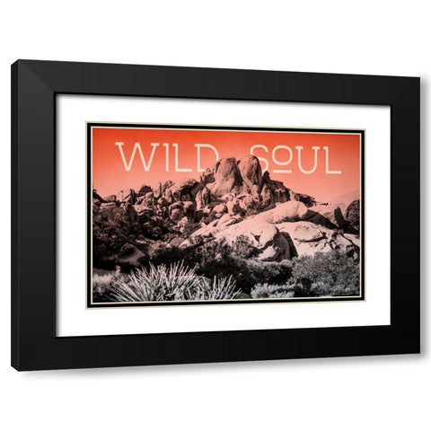 Ombre Adventure II Wild Soul Black Modern Wood Framed Art Print with Double Matting by Urquhart, Elizabeth