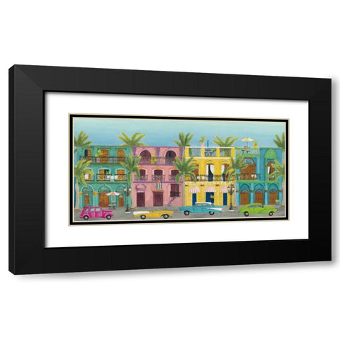 Havana I Black Modern Wood Framed Art Print with Double Matting by DeNeige, Elyse