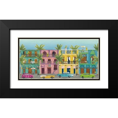 Havana I Black Modern Wood Framed Art Print with Double Matting by DeNeige, Elyse