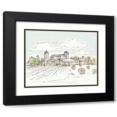 Farm Memories II Shiplap Black Modern Wood Framed Art Print with Double Matting by Tavoletti, Anne